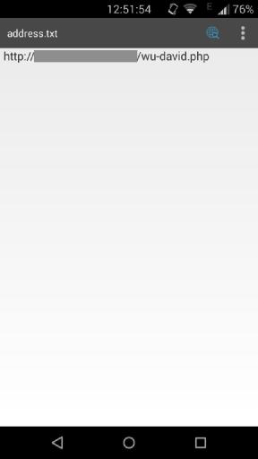 A file governs what URI the app hits
