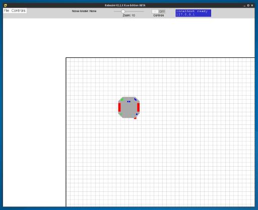 The customised version of RoboSim